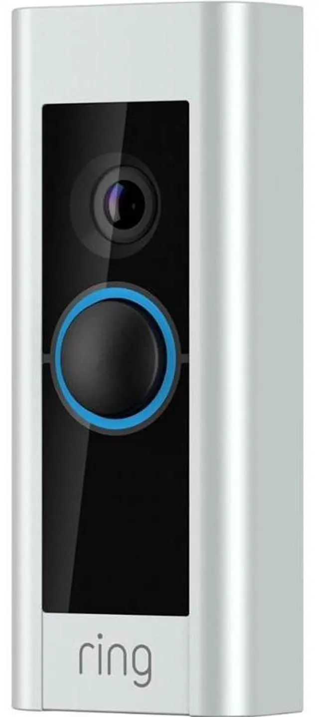 Alt view image 3 of 3 - Ring 1080p Doorbell Pro Smart WiFi Video Doorbell - Satin Nickel