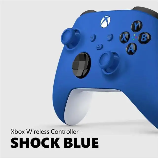 Alt view image 2 of 5 - Microsoft - Xbox Wireless Controller for Xbox Series X/S. Xbox One - Shock Blue