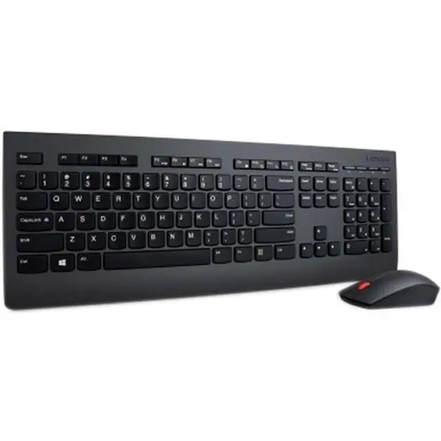 Alt view image 5 of 5 - Lenovo Professional Wireless Keyboard and Mouse Combo, 2.4 GHz USB Wireless Receiver, Black