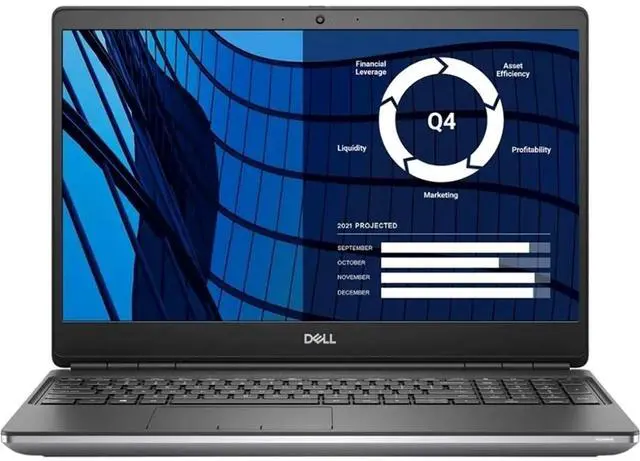 Main image of Dell Precision 7550 15.6" 32GB 512GB SSD Core i5-10400H 2.60GHz WIN11P, Carbon Fiber