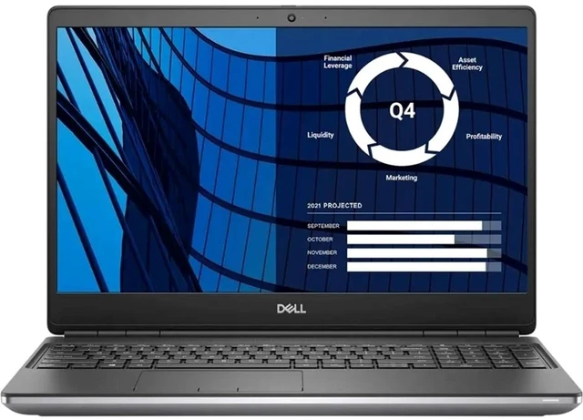 Main image of Dell Precision 7550 15.6" Touch 16GB 512GB SSD Core i7-10750H 2.60GHz WIN11P, Carbon Fiber
