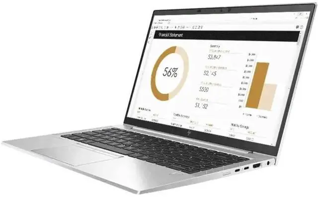 Main image of HP EliteBook 840 G8 14" 16GB 512GB SSD Core i5-1145G7 2.6GHz WIN11P, Glacier Silver