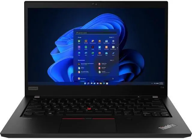 Main image of Lenovo ThinkPad T14 Gen 2 14" Touch 16GB 256GB SSD Core I7-1185G7 3GHz WIN11P, Black