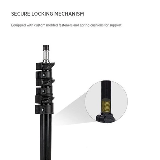 Alt view image 3 of 5 - Fovitec 2-Stand Kit with Carrying Bag (7.6')