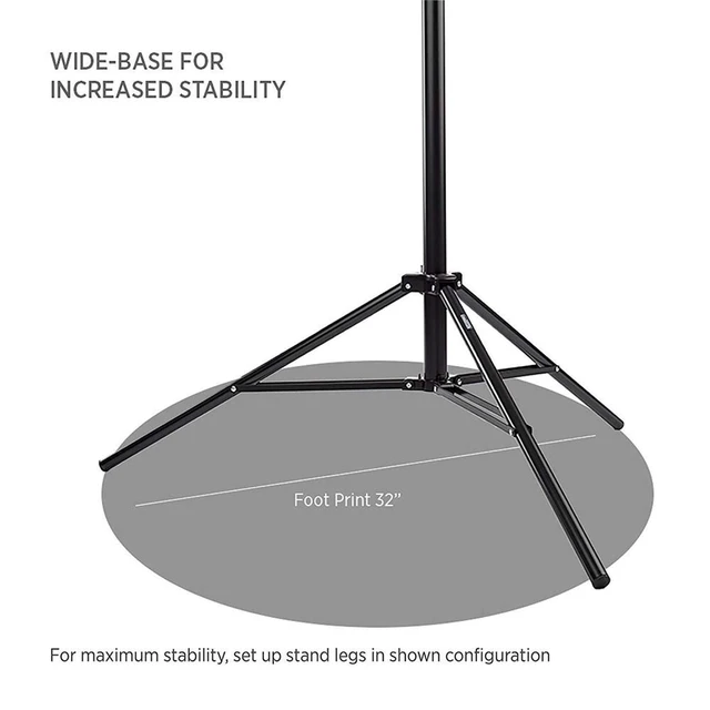 Alt view image 4 of 5 - Fovitec 2-Stand Kit with Carrying Bag (7.6')
