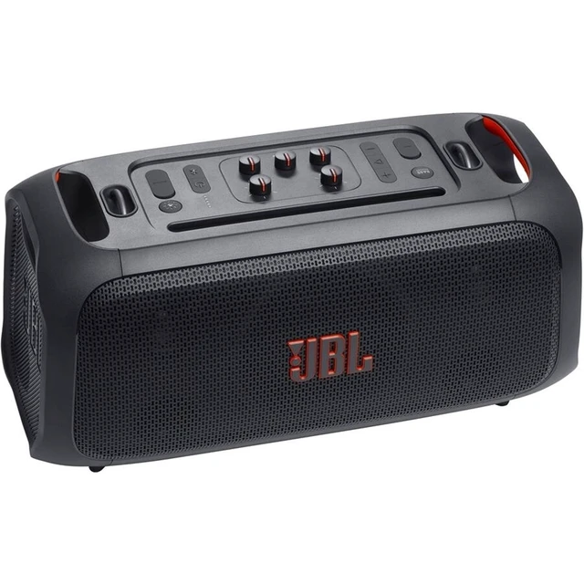 Alt view image 2 of 5 - JBL - PartyBox On-The-Go Essential Portable Wireless Party Speaker w/ Wireless Microphone