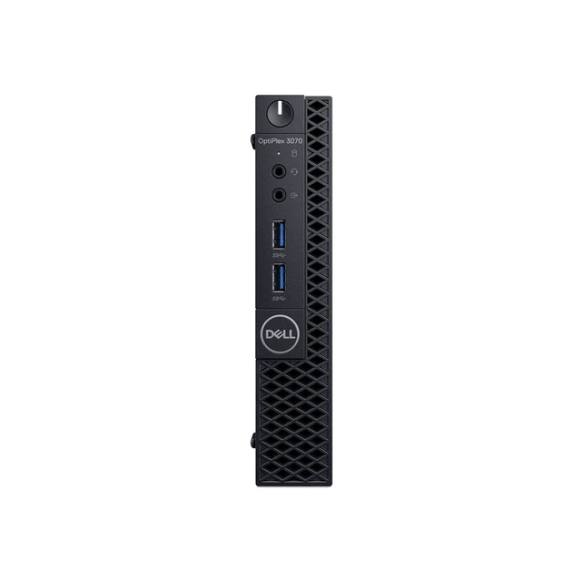 Alt view image 2 of 3 - Dell Optiplex 3070 MicroTower 16GB 256GB SSD Core i3-9100T 3.1GHz WIN11P, BLACK