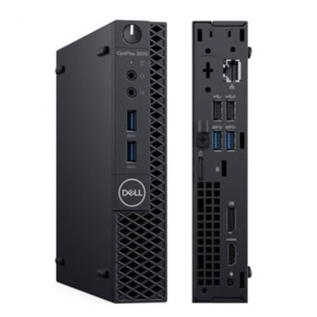 Alt view image 3 of 3 - Dell Optiplex 3070 MicroTower 16GB 256GB SSD Core i3-9100T 3.1GHz WIN11P, BLACK