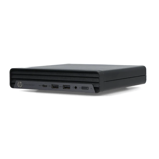 Alt view image 2 of 3 - HP ProDesk 600 G6 Mini PC 16GB 512GB SSD Core i5-10500 3.1GHz WIN11P, BLACK