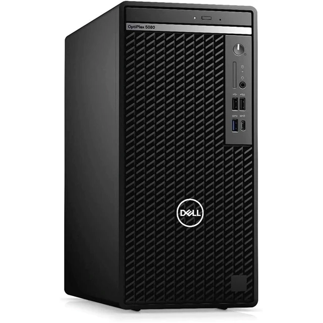 Alt view image 3 of 3 - Dell Optiplex 5080 Tower 8GB 512GB SSD Core i5-10500 3.1GHz WIN11P, BLACK