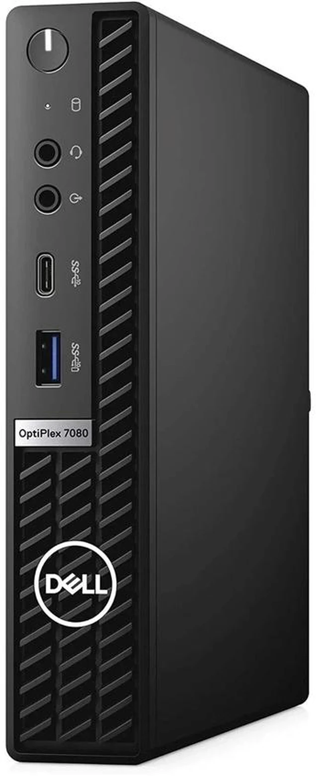 Main image of Dell Optiplex 7080 MicroTower 8GB 512GB SSD Core i5-10500 3.1GHz WIN11P, BLACK
