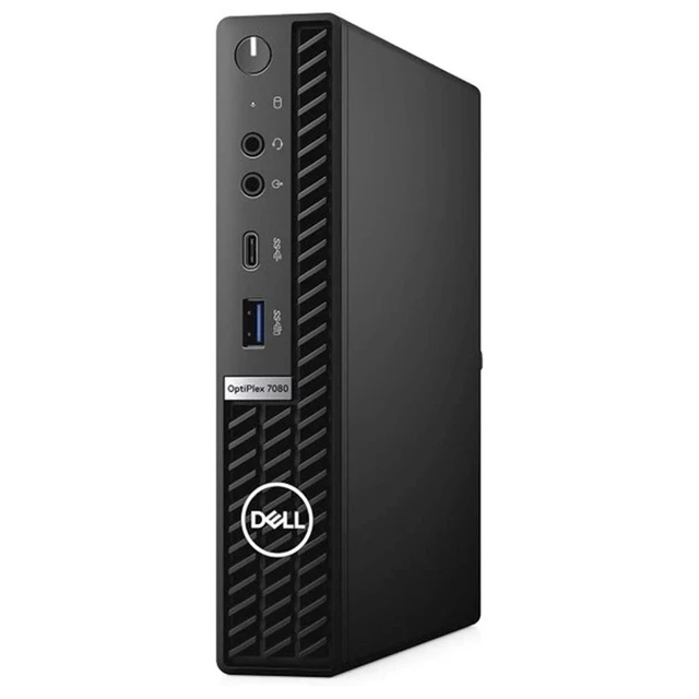 Alt view image 3 of 3 - Dell Optiplex 7080 MicroTower 8GB 512GB SSD Core i5-10500 3.1GHz WIN11P, BLACK