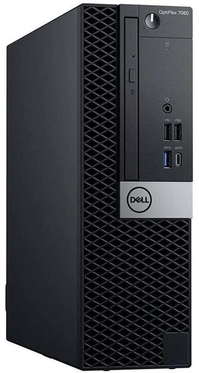 Main image of Dell Optiplex 7060 SFF 8GB 512GB SSD Core i7-8700 3.2GHz WIN11P, BLACK