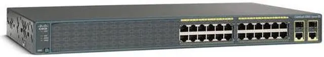 Alt view image 3 of 4 - WS-C2960+24TC-S  2960 Plus Switch  24 10/100 + 2 T/SFP   LAN Lite