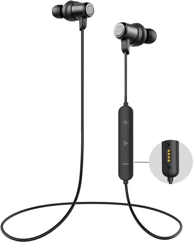 SoundPEATS Q35 HD Neckband Bluetooth Headphones IPX8 Waterproof Wireless  Earphones for Sports in-Ear Stereo Bluetooth 5.0 Earbuds with Magnetic  Charger Built-in Mic CVC 6.0 14 Hours Playtime 