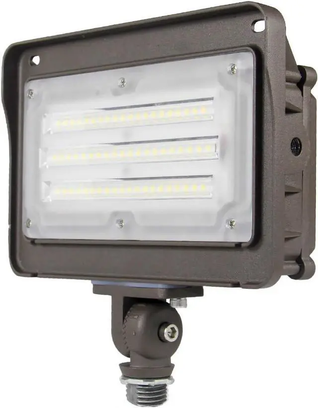 Main image of LED Flood Light Outdoor 50W, 6500LM (200W HPS/MH Equiv.) 5000K Daylight, Waterproof Knuckle Mount LED Outdoor Flood Lights for Garden Porch Yard, 100-277V ETL Listed