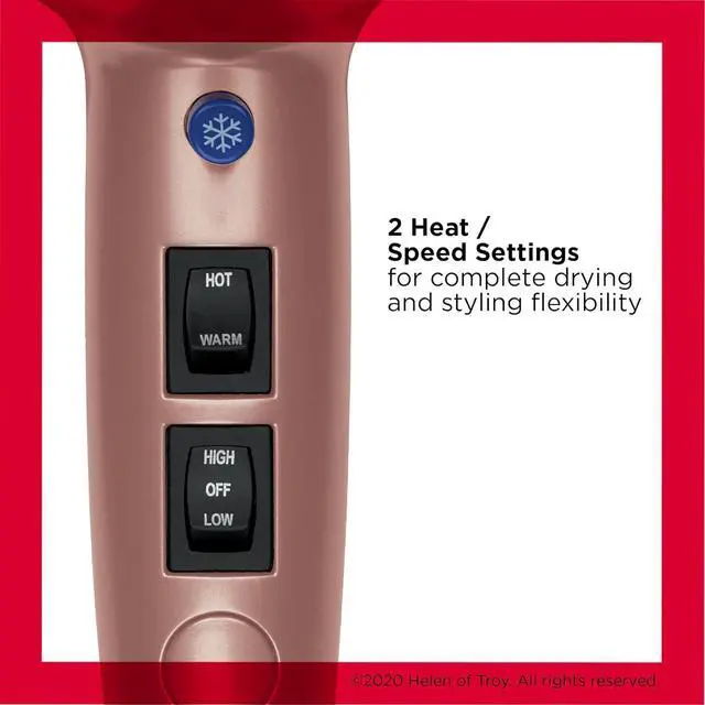 Alt view image 3 of 7 - Revlon Light & Fast Hair Dryer | 1875W Stunning Blowouts Easily and Comfortably