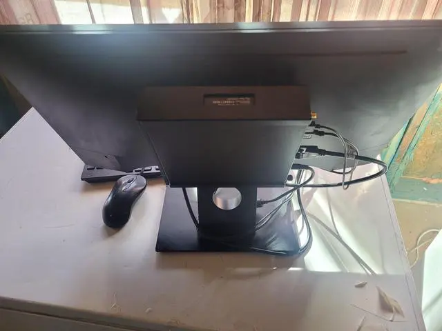 Alt view image 3 of 6 - Dell OptiPlex 7050 Micro All-in-One with Dell 22" 1920 x 1080 Monitor Desktop PC-7th Gen Intel Core i5-7500 3.40 GHz 8 GB DDR4 128 GB SSD WiFi BT Windows 10 Pro with keyboard and mouse