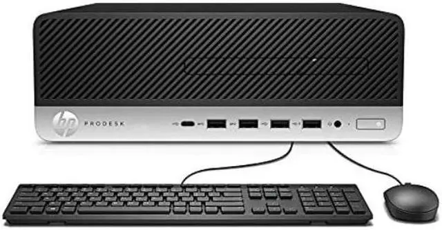 Main image of HP Business Desktop ProDesk 600 G3-SFF i5-6700 3.4GHz, 8GB, 500 GB HDD, DVDRW, Keyboard & Mouse, Windows 10 Pro