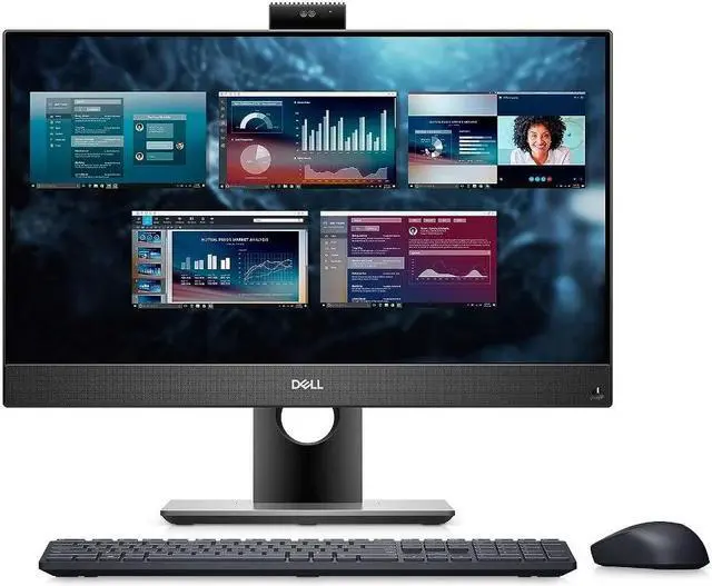 Alt view image 2 of 7 - GRADE A - Dell OptiPlex 5490 All-in-One Desktop (TOUCHSCREEN), Windows 10 Pro 64-Bit, Intel Core i5-10500T 6-Core Processor 2.30GHz, 8GB DDR4 RAM (1x8GB), Intel UHD Graphics 630 (Integrated), 256GB