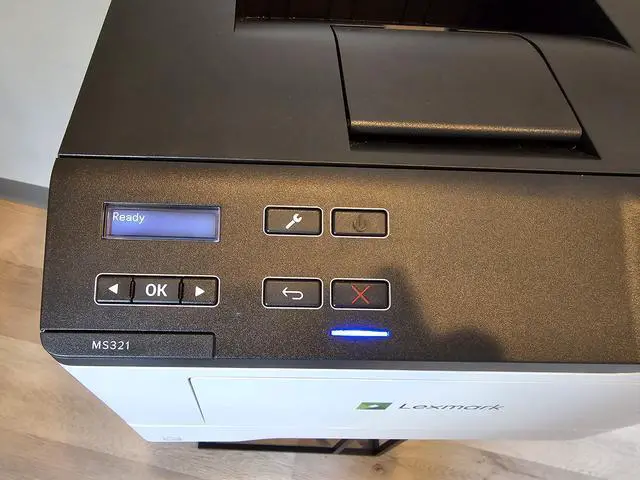 Alt view image 2 of 7 - Lexmark 36S0100 MS321dn Compact Laser Printer, Monochrome, Networking, Duplex Printing