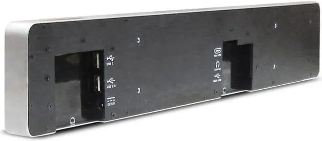 Alt view image 3 of 6 - 16.3in Smart Shelf LCD Display, Cortex A7 Quad Core 1GHz CPU, Android 6.0 OS, 1GB RAM, 8GB Flash, WiFi, 1366 x 210, 300 Nits, HDMI Out, 2 USB-A, 1 USB-Micro, Audio Out, Speakers, LVDS, Silver & Black