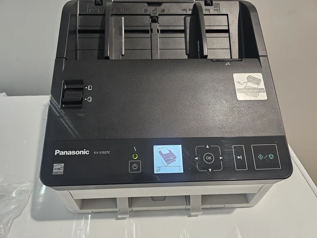 Alt view image 4 of 7 - Panasonic KV-S1027C ADF Duplex Document Scanner USB 3.0 NO LAN w/Power Cord