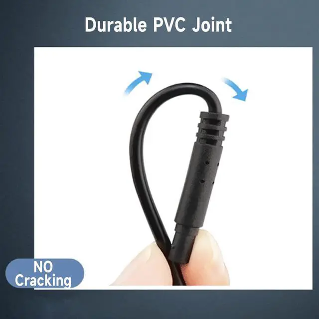 Alt view image 5 of 7 - 6 Pin Backup Camera Extension Cable, 2m Extension Power Cord for 6 Pin Dash Cam, Female to Male Reverse Camera Extension Cable for Car Pickup Truck SUV Van Rv Trailer