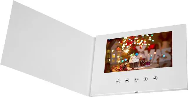 Main image of Sourcingbay Personalized Video Greeting Card | Customizable Video Book with 7 HD IPS Display | 4GB Memory & Rechargeable Battery | Perfect for Weddings, Events, and Heartfelt Messages