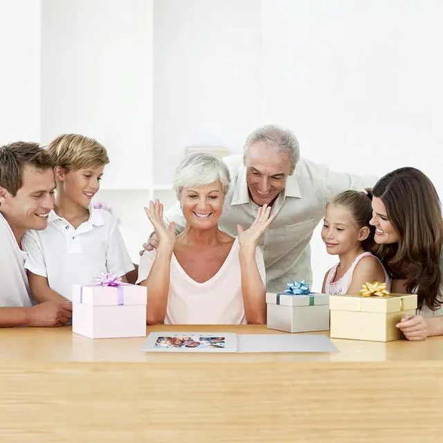 Alt view image 5 of 7 - Sourcingbay Personalized Video Greeting Card | Customizable Video Book with 7 HD IPS Display | 4GB Memory & Rechargeable Battery | Perfect for Weddings, Events, and Heartfelt Messages