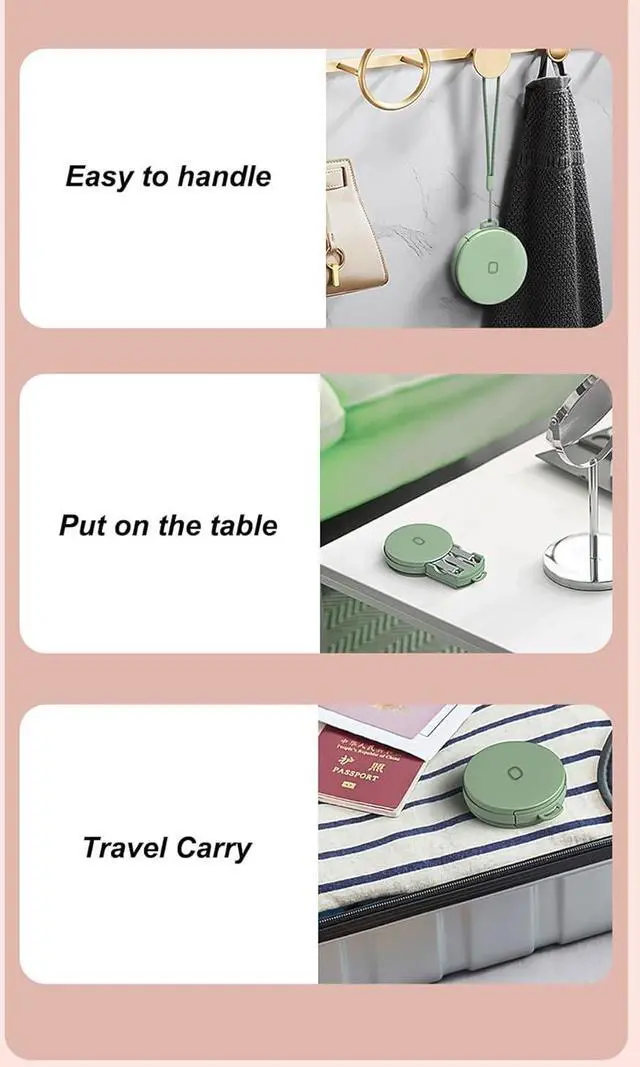 Alt view image 7 of 7 - Sourcingbay Portable 3-in-1 Stainless Steel Manicure Set with Macaron Green Carrying Case - Includes Nail Clippers, Nail Files, and Cuticle Trimmer - Ideal Travel Nail Cutter Kit for Men and Women