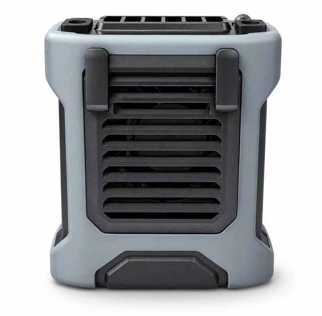 Main image of Sourcingbay Compact Waist Fan 4-Speed Flashlight Digital Display 8000mAh Usb Rechargeable for Outdoor Work