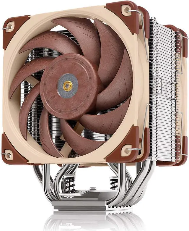 Main image of Noctua NH-U12A, Premium CPU Cooler with High-Performance Quiet NF-A12x25 PWM Fans (120mm, Brown)