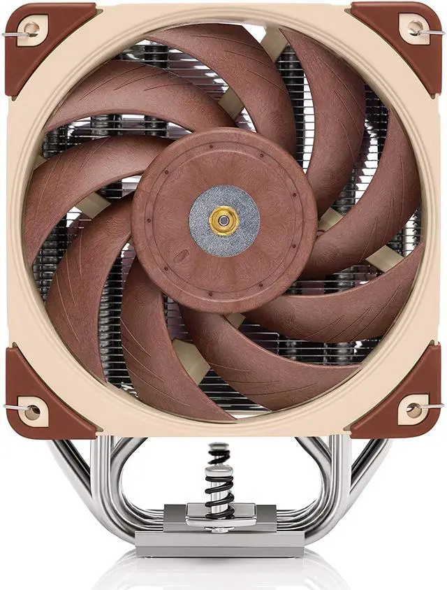 Alt view image 2 of 7 - Noctua NH-U12A, Premium CPU Cooler with High-Performance Quiet NF-A12x25 PWM Fans (120mm, Brown)