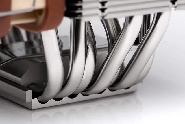 Alt view image 6 of 7 - Noctua NH-U12A, Premium CPU Cooler with High-Performance Quiet NF-A12x25 PWM Fans (120mm, Brown)