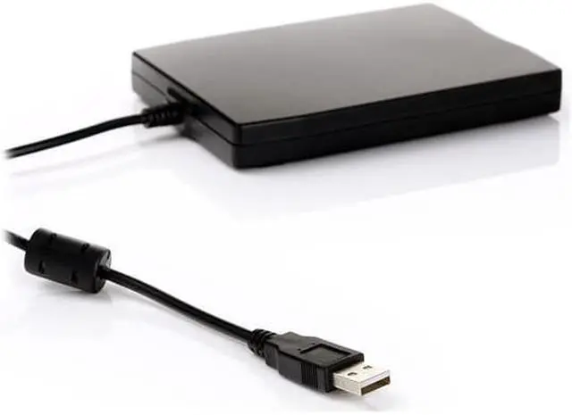 Alt view image 4 of 5 - USB Floppy Drive 3.5" USB External Floppy Disk Drive Portable 1.44 MB FDD USB Drive Plug and Play for PC Windows 10 7 8 Windows XP Vista Mac Black