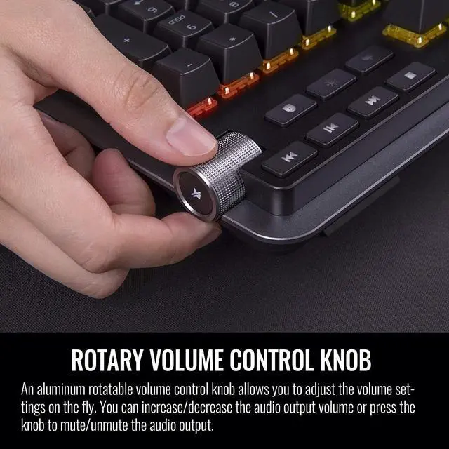 Alt view image 4 of 6 - Thermaltake Argent K5 RGB Gaming Keyboard (Silver Switch), Aluminum and Streamlined Titanium Design, 16.8 Million RGB Color, Anti-ghosting, Magnetic Synthetic Leather Wrist Rest, GKB-KB5-SSSRUS-01