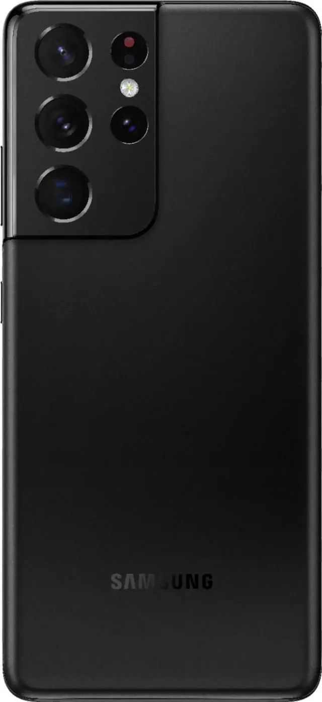 Alt view image 3 of 5 - Samsung Galaxy S21 Ultra 5G G998U 128GB GSM/CDMA Unlocked Android Smartphone (USA Version) - Phantom Black