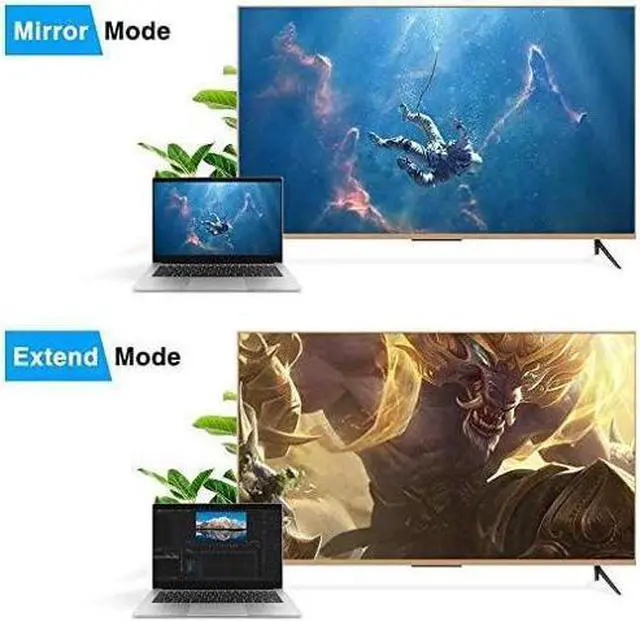 Alt view image 5 of 20 - DisplayPort to HDMI Adapter DP to HDMI Adapter Cable Male to Female Support 1080P 3D for Display Port Enabled Desktops and Laptops to Connect to HDMI Displays Adapter