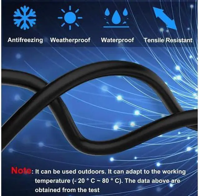 Alt view image 4 of 14 - Cat 8 Ethernet Cable 50 ft Shielded, 26AWG Lastest 40Gbps 2000Mhz SFTP Patch Cord, Heavy Duty High Speed Cat8 LAN Network RJ45 Cable- in Wall, Outdoor, Weatherproof Rated for Router, Modem, Gaming