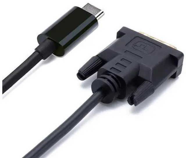 Alt view image 5 of 18 - Cabledeconn Thunderbolt 3 dvi Cable usb c USB 3.1 Type-C to dvi Adapter for New Macbook pro 2017 2016 dell xps Samsung Galaxy S8