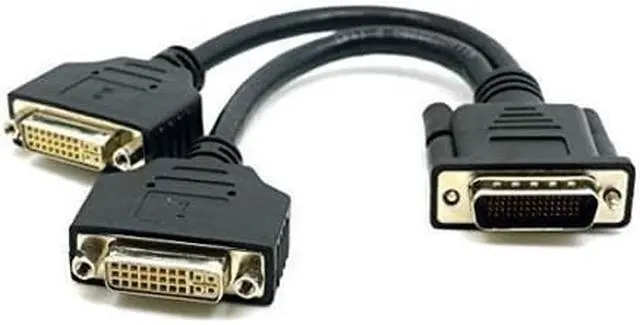 Alt view image 14 of 20 - CableDeconn DMS 59 Pin Dual 2 DVI Monitors, DMS 59 Pin Male to Two DVI 24+5 Female Dual Monitor Extension Cable Adapter for LHF Graphics Card (dus 59 pin Dual dvi)