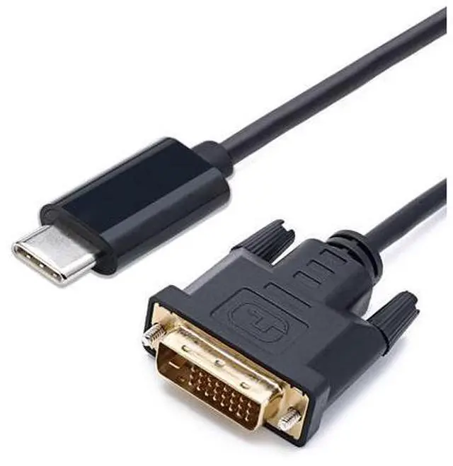 Alt view image 10 of 18 - Cabledeconn Thunderbolt 3 dvi Cable usb c USB 3.1 Type-C to dvi Adapter for New Macbook pro 2017 2016 dell xps Samsung Galaxy S8