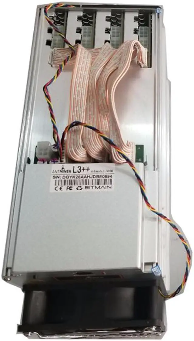 Alt view image 5 of 9 - ANTMINER L3++( With Power Supply ) 580 MH/s Litecoin Dogecoin Merge mining LTC Miner Merge DOGE Miner LTC Mining Machine Better Than ANTMINER L3 L3+ S9 S9i ASIC Miners