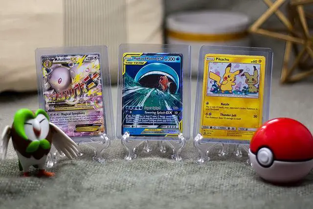 Alt view image 5 of 5 - 100 Pack Top Loaders Card Sleeves Trading Card,Penny Sleeves,Thick Plastic Toploaders,Holder,MTG,Yugioh,Pokemon Card,Baseball Card,Sports Cards