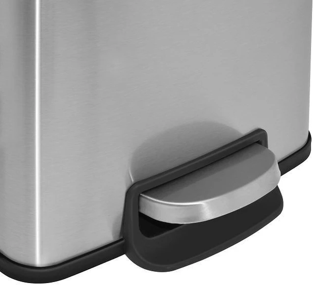 Alt view image 5 of 5 - Mega Casa 8 Gal./30 Liter Rectangular Stainless Steel step-on Trash Can for kitchen
