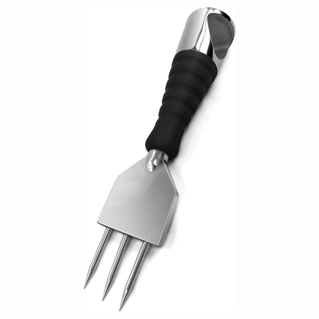 Alt view image 7 of 7 - 18/8 Stainless Steel 3-Prong Ice Pick, Ice Breaker Tool, Non-Slip Grip Handle, for Kitchen, Bar, Bartender and Restaurant