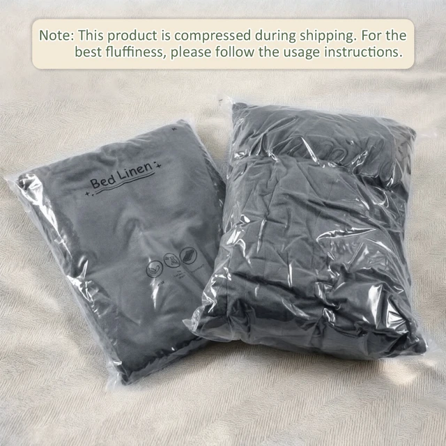 Alt view image 4 of 7 - 5-Piece Modern Minimalist Duvet Cover Set with Cushions