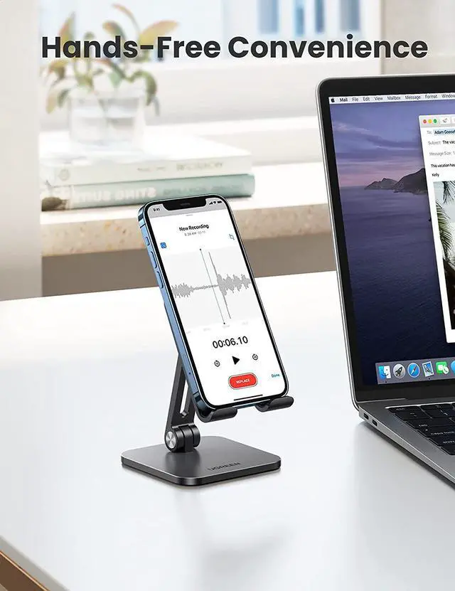 Alt view image 7 of 7 - UGREEN Cell Phone Stand Aluminum Bundle