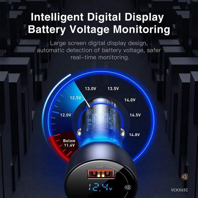 Alt view image 3 of 7 - USB C to USB C Cable 100W and USB C Car Charger 65W